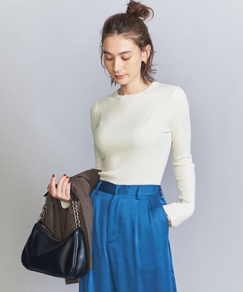 BEAUTY&YOUTH UNITED ARROWS(ビューティーアンドユースユナイテッドアローズ)の「MOON ショルダー バッグ -2WAY-(ショルダーバッグ・レディース・ブラック/オレンジ・FREE)」の8枚目の写真