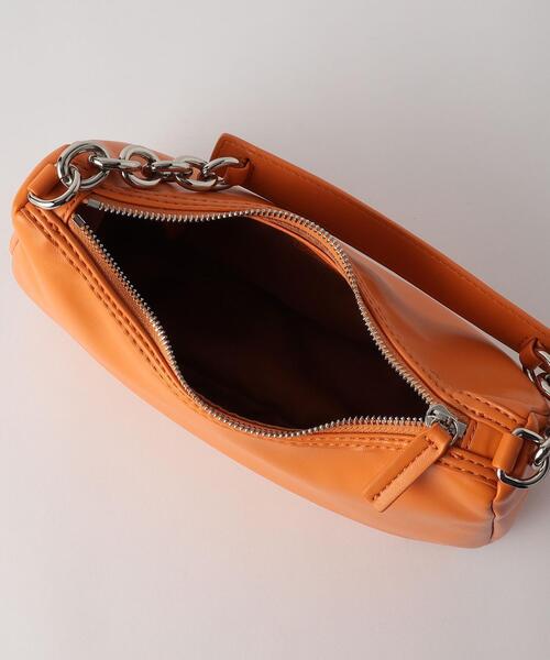 BEAUTY&YOUTH UNITED ARROWS(ビューティーアンドユースユナイテッドアローズ)の「MOON ショルダー バッグ -2WAY-(ショルダーバッグ・レディース・ブラック/オレンジ・FREE)」の11枚目の写真