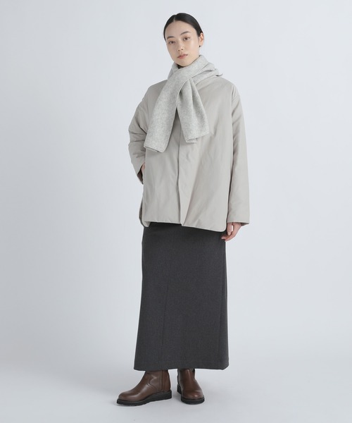 Plantation プランテーション ショールカラーダウンジャケットコート