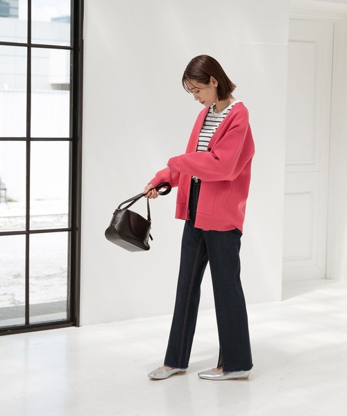 リッチライトニットVカーディガン/297779