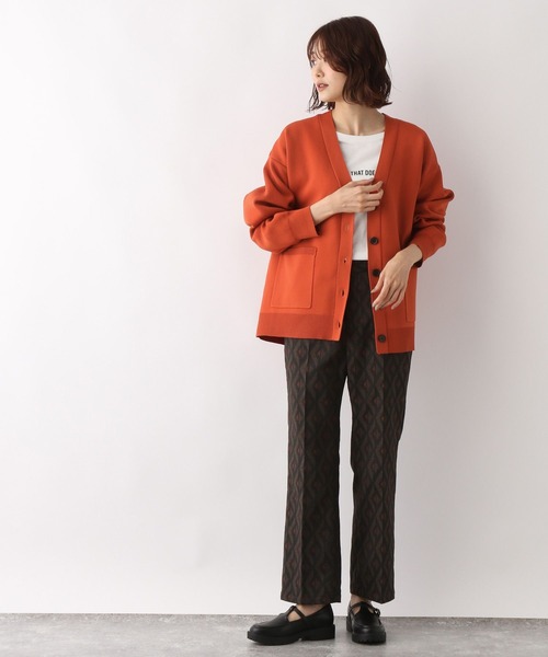 GLOBAL WORK（グローバルワーク）の「リッチライトニットVカーディガン/297779（カーディガン/ボレロ・レディース・オフホワイト/オレンジ/イエロー/グリーン系その他6/ピンク系その他6/ブルー/ブラック/ライトオレンジ系/グリーン/グレイッシュベージュ/ミント/レモンイエロー/サックスブルー/コバルトブルー・MEDIUM/LARGE）」の20枚目の写真