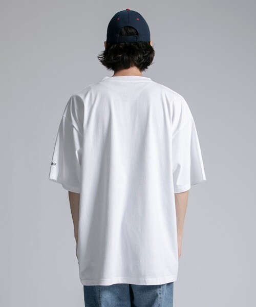 Name.(ネーム)の「【Name.】STUDIOUS別注 PRINT TEE CAT(Tシャツ/カットソー・メンズ・ホワイト/ブラック・1/2)」の6枚目の写真