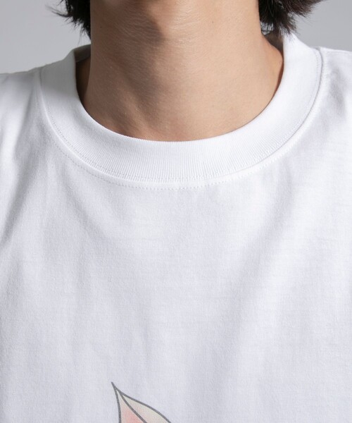 Name.(ネーム)の「【Name.】STUDIOUS別注 PRINT TEE CAT(Tシャツ/カットソー・メンズ・ホワイト/ブラック・1/2)」の7枚目の写真