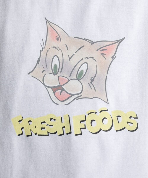 Name.(ネーム)の「【Name.】STUDIOUS別注 PRINT TEE CAT(Tシャツ/カットソー・メンズ・ホワイト/ブラック・1/2)」の8枚目の写真