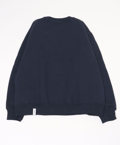 MAHAGRID(マハグリッド)の「『mahagrid/マハグリッド』FUZZIES SWEATSHIRT/ファジーズデザイン スウェットシャツ(スウェット・レディース・ブラック/ネイビー・M/L/XL/S)」の16枚目の写真
