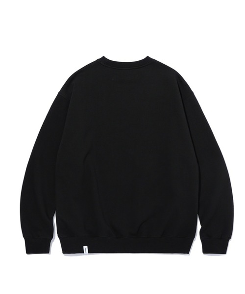 MAHAGRID(マハグリッド)の「『mahagrid/マハグリッド』FUZZIES SWEATSHIRT/ファジーズデザイン スウェットシャツ(スウェット・レディース・ブラック/ネイビー・M/L/XL/S)」の4枚目の写真