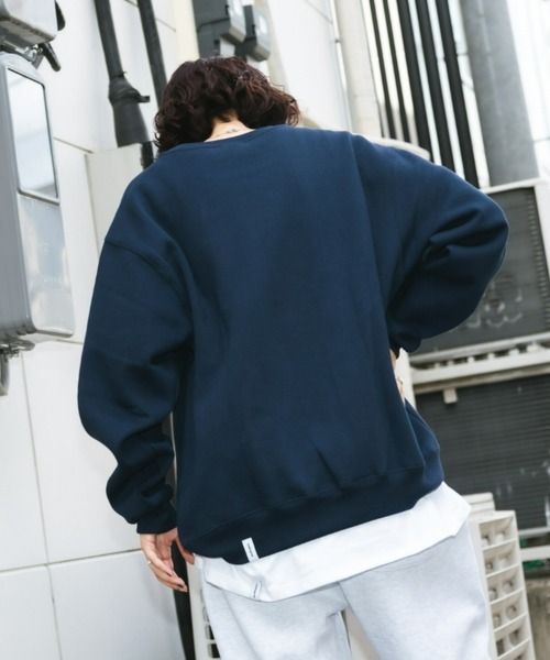 MAHAGRID(マハグリッド)の「『mahagrid/マハグリッド』FUZZIES SWEATSHIRT/ファジーズデザイン スウェットシャツ(スウェット・レディース・ブラック/ネイビー・M/L/XL/S)」の19枚目の写真