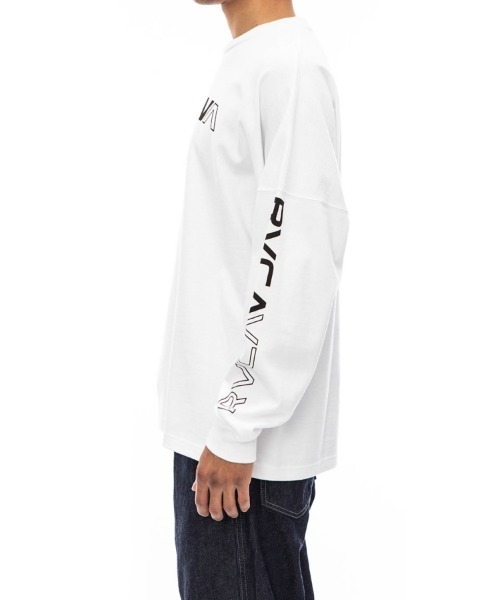 RVCA(ルーカ)の「WEB限定 RVCA HALF WAY LS(Tシャツ/カットソー・メンズ・ホワイト/ブラック・M/L)」の4枚目の写真