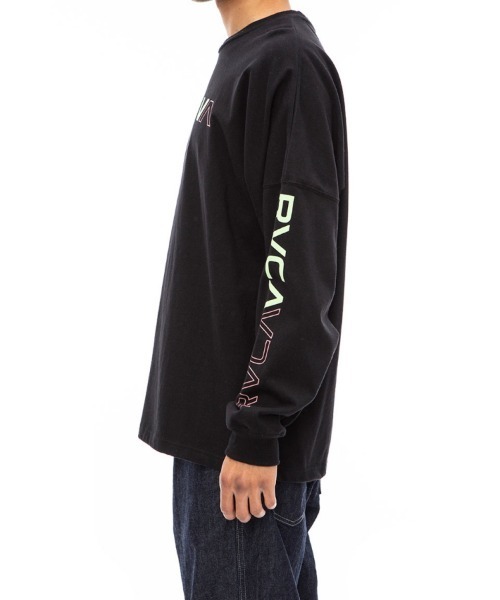 RVCA(ルーカ)の「WEB限定 RVCA HALF WAY LS(Tシャツ/カットソー・メンズ・ホワイト/ブラック・M/L)」の6枚目の写真