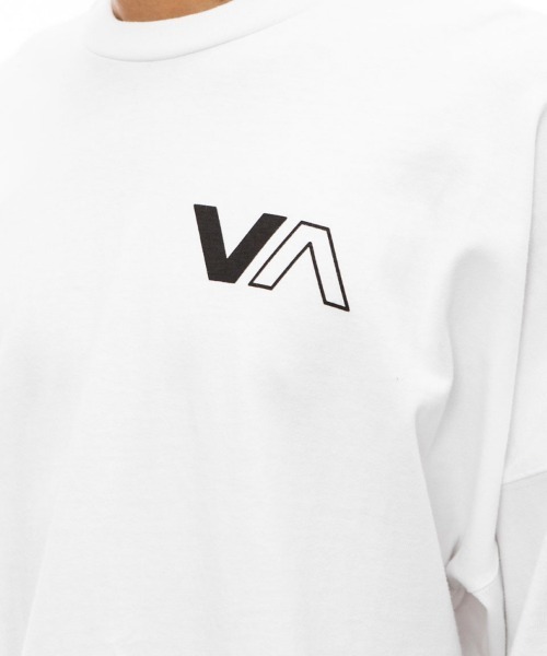 RVCA(ルーカ)の「WEB限定 RVCA HALF WAY LS(Tシャツ/カットソー・メンズ・ホワイト/ブラック・M/L)」の8枚目の写真