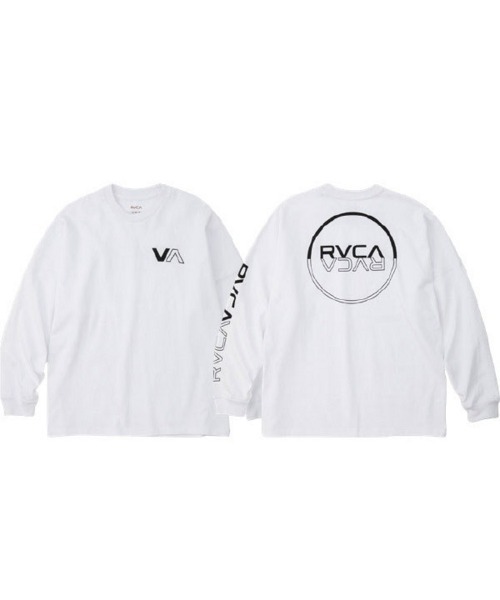 RVCA(ルーカ)の「WEB限定 RVCA HALF WAY LS(Tシャツ/カットソー・メンズ・ホワイト/ブラック・M/L)」の11枚目の写真