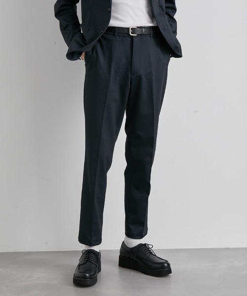 JUNRED(ジュンレッド)の「MVSニット総柄プリントスラックス(スラックス・メンズ・ブラック/ネイビー・LL/M/L)」の2枚目の写真