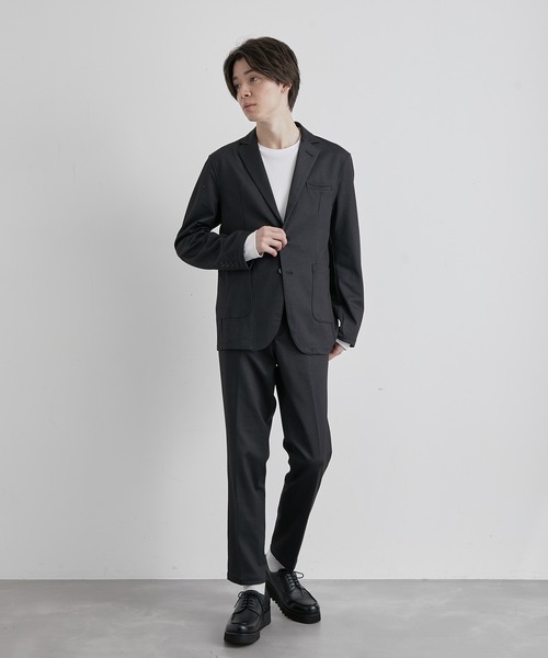 JUNRED(ジュンレッド)の「MVSニット総柄プリントスラックス(スラックス・メンズ・ブラック/ネイビー・LL/M/L)」の3枚目の写真