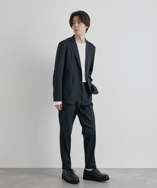 JUNRED(ジュンレッド)の「MVSニット総柄プリントスラックス(スラックス・メンズ・ブラック/ネイビー・LL/M/L)」の7枚目の写真