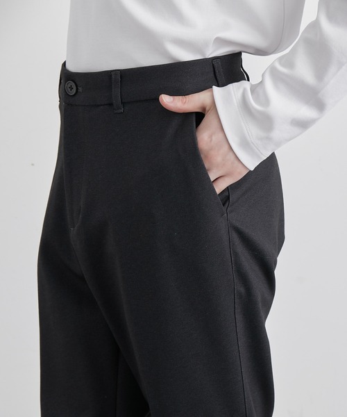 JUNRED(ジュンレッド)の「MVSニット総柄プリントスラックス(スラックス・メンズ・ブラック/ネイビー・LL/M/L)」の15枚目の写真