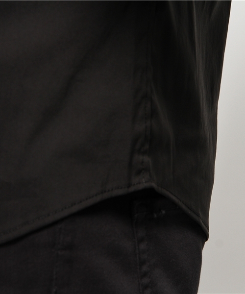 ato（アトウ）の「ato シルキーストレッチダーツシャツ（シャツ/ブラウス・メンズ・ホワイト/ブラック/ネイビー・46/44）」の8枚目の写真