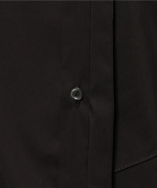 ato（アトウ）の「ato シルキーストレッチダーツシャツ（シャツ/ブラウス・メンズ・ホワイト/ブラック/ネイビー・46/44）」の5枚目の写真