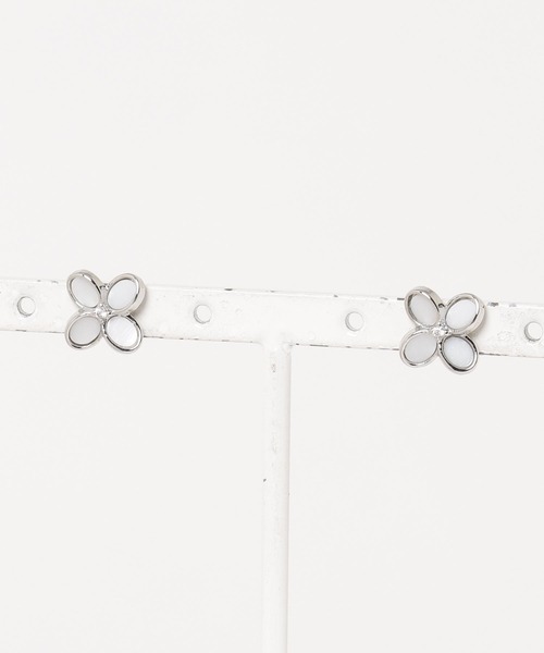 Zoule(ゾーラ)の「Zoule ゾーラ:jewel flower ジュエルフラワー ニッケルフリー ピアス(ピアス(両耳用)・レディース・ゴールド/シルバー・FREE)」の14枚目の写真