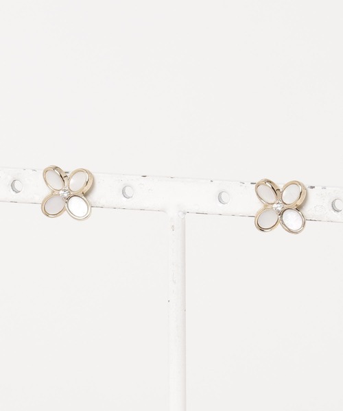 Zoule(ゾーラ)の「Zoule ゾーラ:jewel flower ジュエルフラワー ニッケルフリー ピアス(ピアス(両耳用)・レディース・ゴールド/シルバー・FREE)」の12枚目の写真