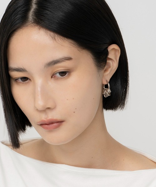 LAPUIS（ラピュイ）の「LAPUIS(ラピュイ)Coil Aroundイヤリング（イヤリング・レディース・マルチ/ゴールド/シルバー・FREE）」の8枚目の写真