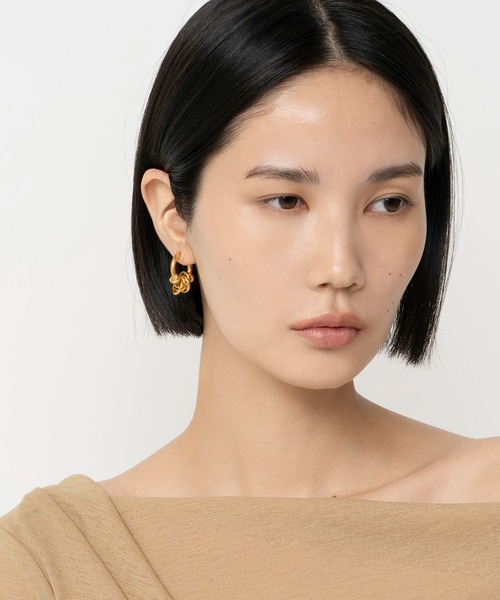 LAPUIS（ラピュイ）の「LAPUIS(ラピュイ)Coil Aroundイヤリング（イヤリング・レディース・マルチ/ゴールド/シルバー・FREE）」の19枚目の写真