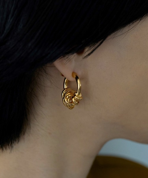 LAPUIS（ラピュイ）の「LAPUIS(ラピュイ)Coil Aroundイヤリング（イヤリング・レディース・マルチ/ゴールド/シルバー・FREE）」の20枚目の写真