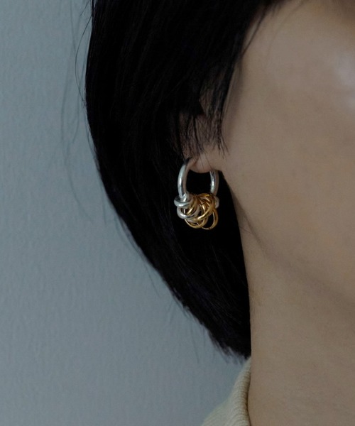LAPUIS（ラピュイ）の「LAPUIS(ラピュイ)Coil Aroundイヤリング（イヤリング・レディース・マルチ/ゴールド/シルバー・FREE）」の21枚目の写真