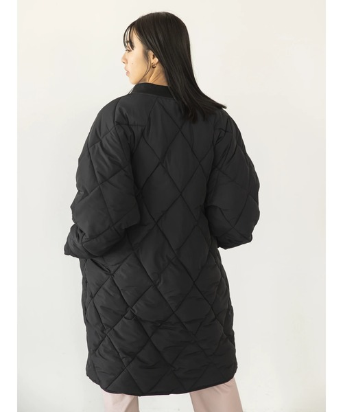 koe（コエ）の「ダイヤキルトロングコート（その他アウター・レディース・ホワイト/ブラック/カーキ・FREE）」の11枚目の写真