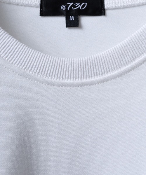 RE730(アールイーセブンサーティー)の「Sleeve rose embroidery wide sweatshirt / 袖ローズ刺繍 ワイドスウェット unisex(スウェット・メンズ・ブラック/ホワイト・L/XL/M)」の16枚目の写真
