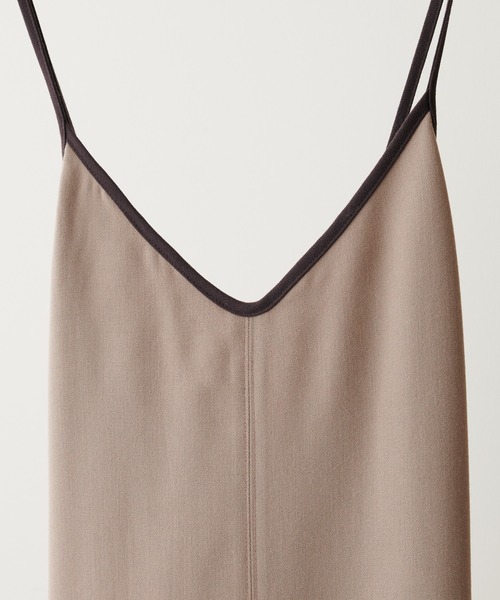 natural couture（ナチュラルクチュール）の「パイピングキャミワンピース（ワンピース・レディース・その他2/モカ/ブラック/その他1/その他3・FREE）」の14枚目の写真