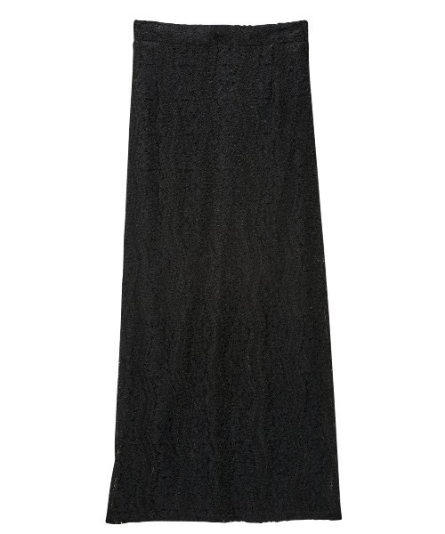 GeeRA（ジーラ）の「起毛レースタイトスカート（スカート・レディース・アイボリー/ブラック/ブラウン・SMALL/MEDIUM/LARGE）」の5枚目の写真