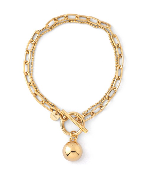 ANEMONE（アネモネ）の「スフィア×チェーンマンテルブレスレット（ブレスレット・レディース・ゴールド・FREE）」の4枚目の写真