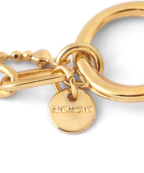 ANEMONE（アネモネ）の「スフィア×チェーンマンテルブレスレット（ブレスレット・レディース・ゴールド・FREE）」の5枚目の写真