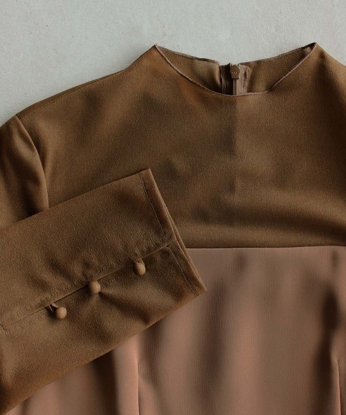 kaene（カエン）の「エアリーコンビオールインワン（パンツドレス・レディース・ブラック/ブラウン・34/38/36）」の17枚目の写真