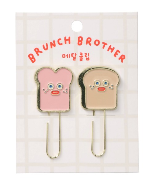 Brunch Brother（ブランチブラザー）の「ブランチブラザー メタルクリップ マークス（ステーショナリー・レディース・B/A/C・FREE）」の2枚目の写真