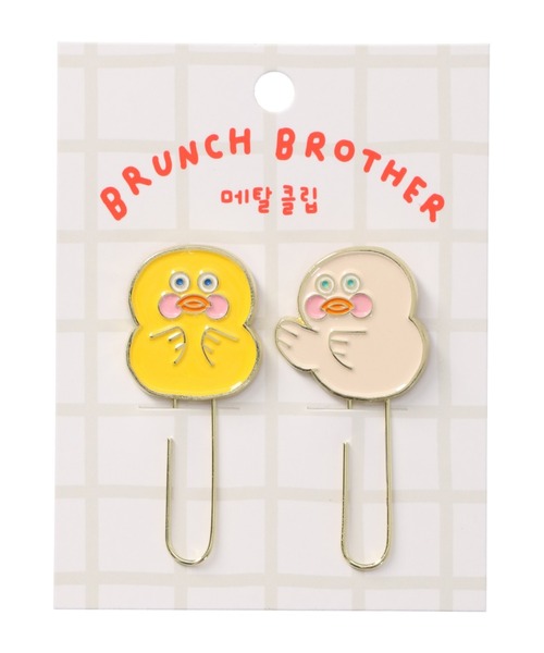 Brunch Brother（ブランチブラザー）の「ブランチブラザー メタルクリップ マークス（ステーショナリー・レディース・B/A/C・FREE）」の4枚目の写真