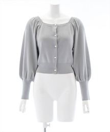 clear | 七分袖スクエアネックカーデ【セット可】 ≪2022AW新作≫(ニット/セーター)