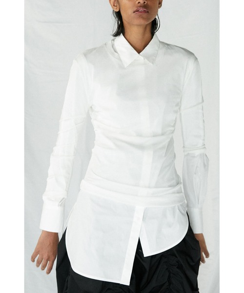 ENFOLD（エンフォルド）の「SOMELOS シアーレイヤードSHIRT（シャツ