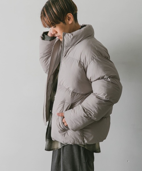 URBAN RESEARCH DOORS（アーバンリサーチドアーズ）の「ライトファイバーブルゾン（ダウンジャケット/コート・メンズ・ブラック/グレー/グリーン・MEDIUM/X-LARGE/LARGE）」の7枚目の写真