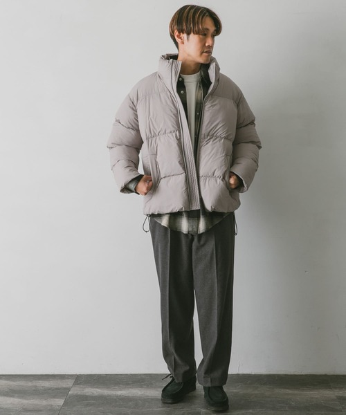 URBAN RESEARCH DOORS（アーバンリサーチドアーズ）の「ライトファイバーブルゾン（ダウンジャケット/コート・メンズ・ブラック/グレー/グリーン・MEDIUM/X-LARGE/LARGE）」の12枚目の写真