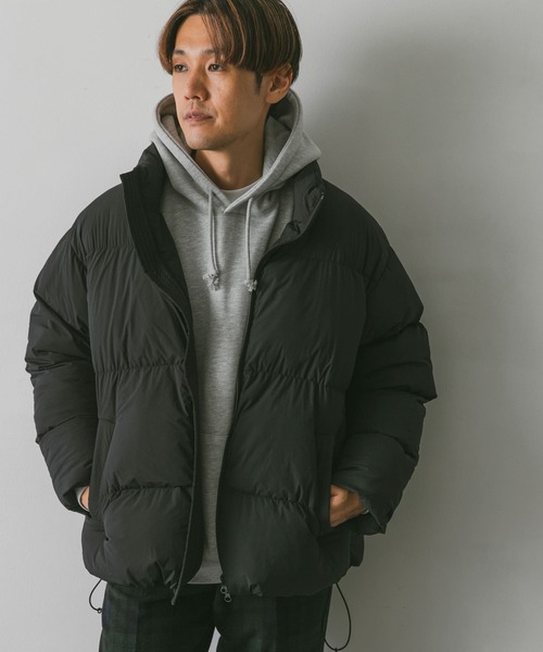 URBAN RESEARCH DOORS（アーバンリサーチドアーズ）の「ライトファイバーブルゾン（ダウンジャケット/コート・メンズ・ブラック/グレー/グリーン・MEDIUM/X-LARGE/LARGE）」の19枚目の写真