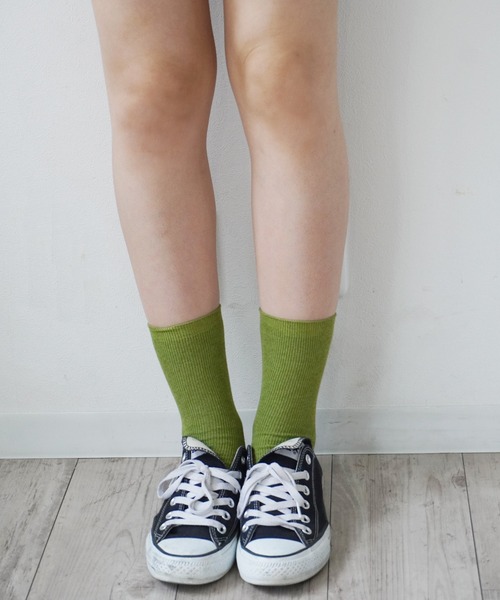 Port(ポート)の「【 antique andico / アンティーク アンディコ 】 ニュアンスカラー カラー ソックス 3P セット / 3足 セット / 靴下(ソックス/靴下・レディース・A/C/B/E/D/F/G/J/H/I・FREE)」の18枚目の写真