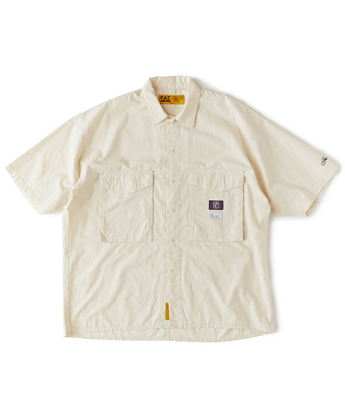 FAT(エフエイティー)の「GIGUNGHO(シャツ/ブラウス・メンズ・ブルー/ブラック/オリーブ/ホワイト・JUMBO(XXL)/SKINNY(L)/FAT(XL)/TITCH(M))」の2枚目の写真
