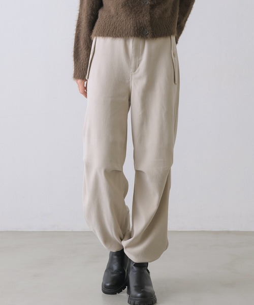 RETRO GIRL（レトロガール）の「起毛ミリタリーPT（その他パンツ・レディース・ブラウン/ブラック/ナチュラル/グリーン・FREE）」の4枚目の写真