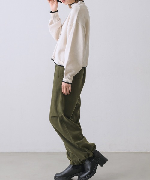 RETRO GIRL（レトロガール）の「起毛ミリタリーPT（その他パンツ・レディース・ブラウン/ブラック/ナチュラル/グリーン・FREE）」の22枚目の写真