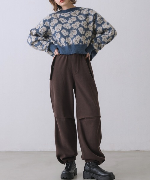 RETRO GIRL（レトロガール）の「起毛ミリタリーPT（その他パンツ・レディース・ブラウン/ブラック/ナチュラル/グリーン・FREE）」の12枚目の写真