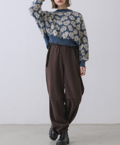 RETRO GIRL（レトロガール）の「起毛ミリタリーPT（その他パンツ・レディース・ブラウン/ブラック/ナチュラル/グリーン・FREE）」の13枚目の写真