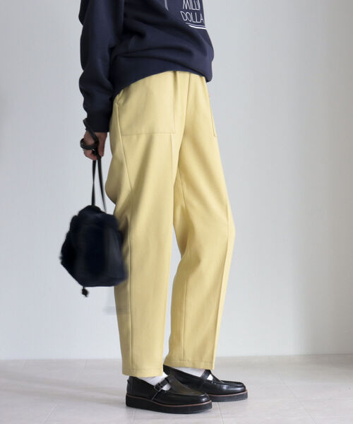 fredy emue（フレディエミュ）の「ファー巾着ショルダーバッグ（ショルダーバッグ・レディース・ベージュ/イエロー/キャメル/ダークネイビー/ライトグリーン・FREE）」の16枚目の写真