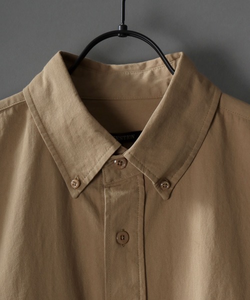 SITRY（シトリー）の「Oversize Drop shoulder BD shirt/オーバーサイズ ドロップショルダー ボタンダウン シャツ（シャツ/ブラウス・メンズ・ブラック系その他/ブルー系その他/グリーン/ベージュ/ネイビー・M/L/LL）」の13枚目の写真