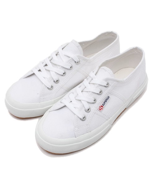 SUPERGA（スペルガ）の「avirex/アヴィレックス/SUPERGA CLASSICｽﾆｰｶｰ/スペルガクラシックスニーカー（スニーカー・レディース・ホワイト/ライム・36/37/38）」の2枚目の写真